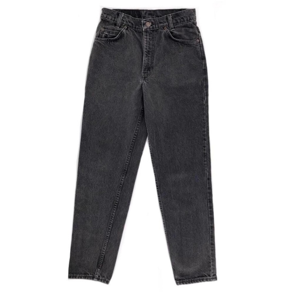 90s Levis black 550 student jeans orange tab 1990s vintage